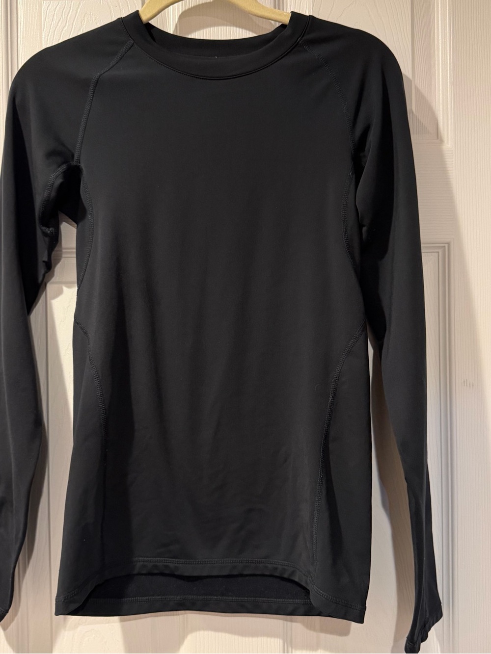 Youth Black Long-Sleeve Evoshield Performance Undershirt
